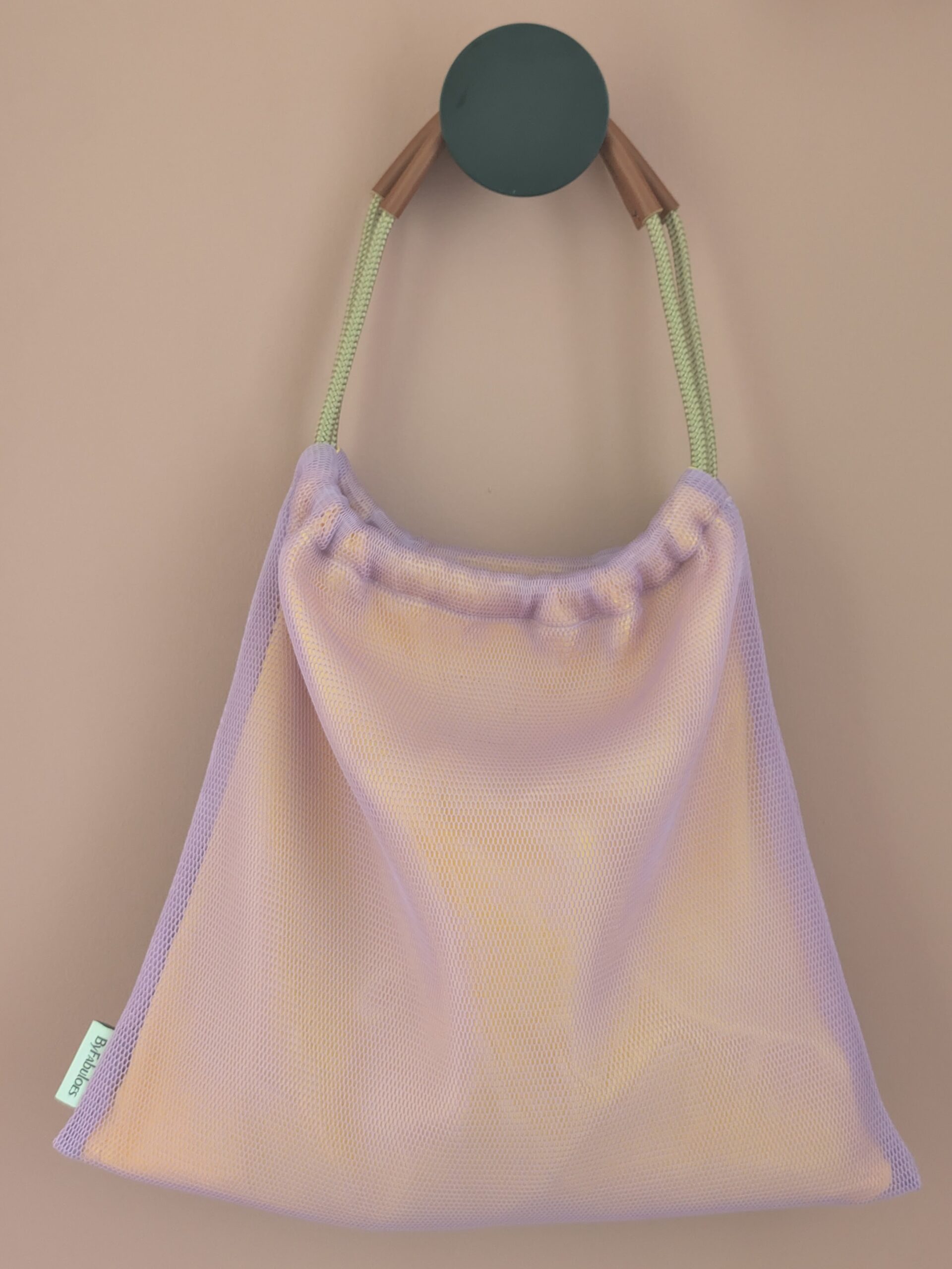 Tas-3dmesh-lila-geel-hang-dicht